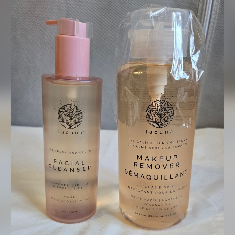 Lacuna Facial Cleanser and Makeup Remover Bundle